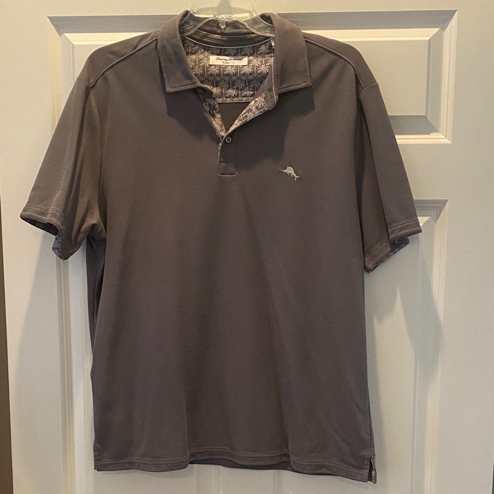 Tommy Bahama Charcoal Polo Shirt